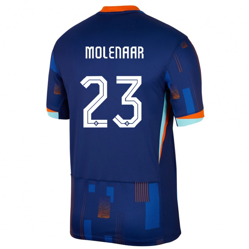 Danxen Kid Netherlands Finn Molenaar #23 Blue Away Jersey 24-26 T-Shirt