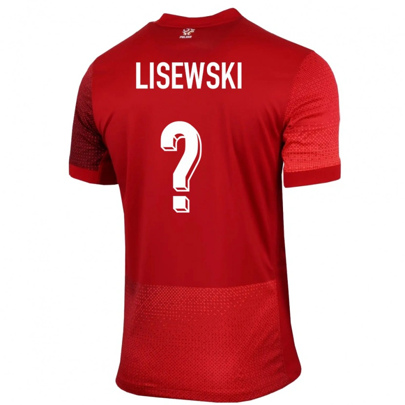 Danxen Kid Poland Robin Lisewski #0 Red Away Jersey 24-26 T-Shirt