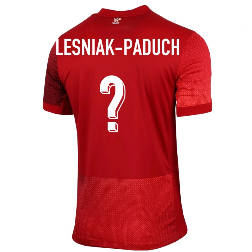 Danxen Kid Poland Nikodem Lesniak-Paduch #0 Red Away Jersey 24-26 T-Shirt