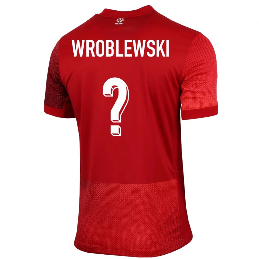 Danxen Kid Poland Michal Wroblewski #0 Red Away Jersey 24-26 T-Shirt