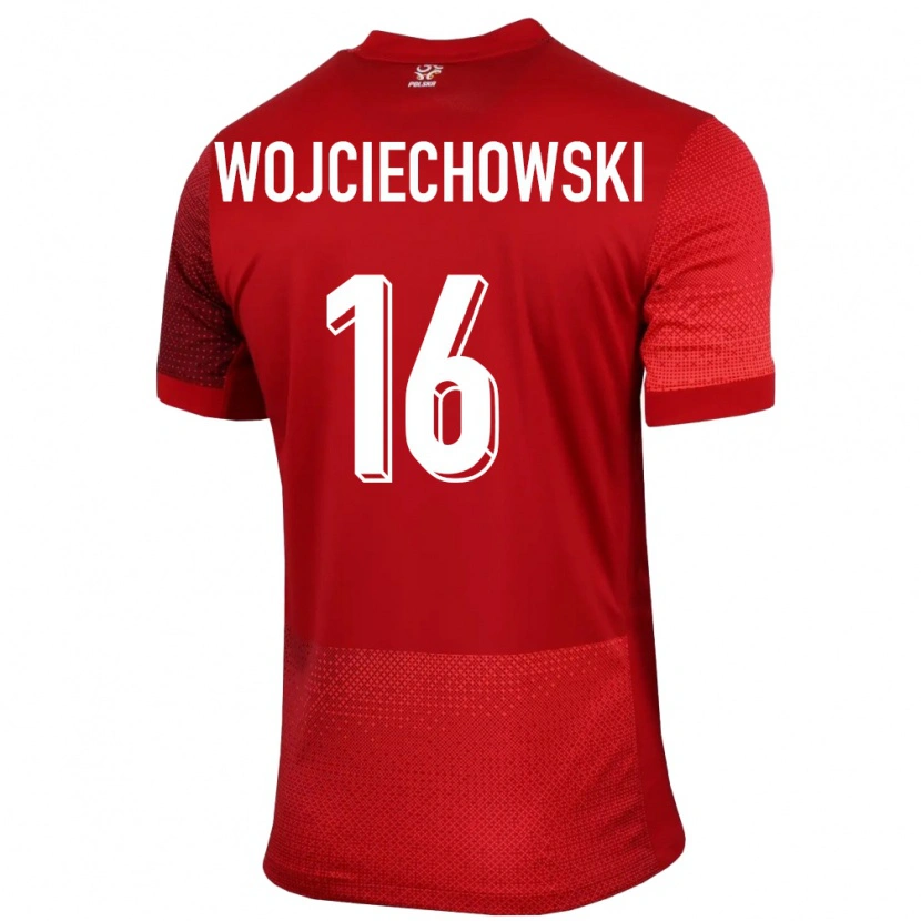 Danxen Kid Poland Oliwier Wojciechowski #16 Red Away Jersey 24-26 T-Shirt