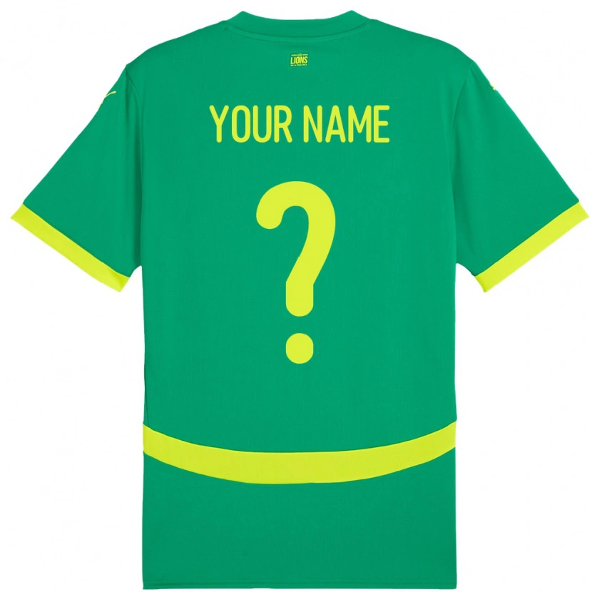 Danxen Kid Senegal Your Name #0 Green Away Jersey 24-26 T-Shirt