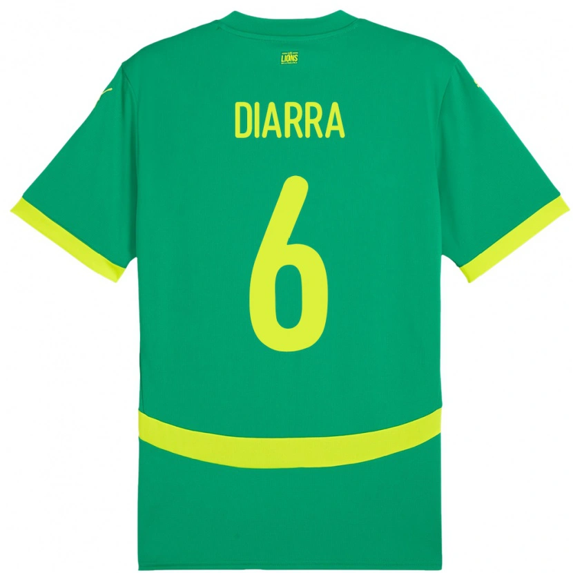 Danxen Kid Senegal Habib Diarra #6 Green Away Jersey 24-26 T-Shirt