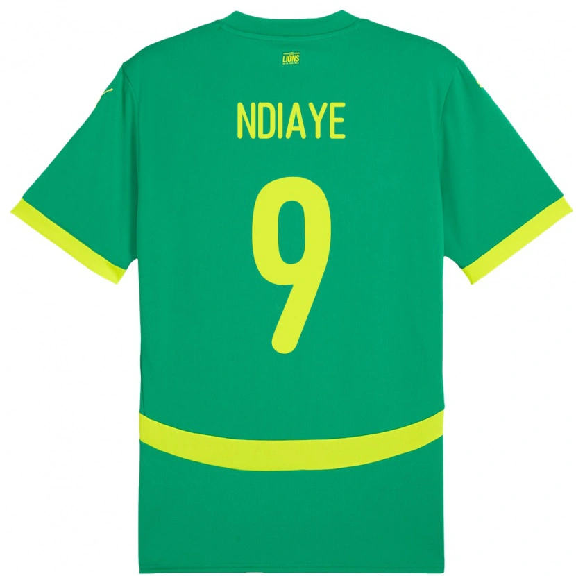 Danxen Kid Senegal Cherif Ndiaye #9 Green Away Jersey 24-26 T-Shirt