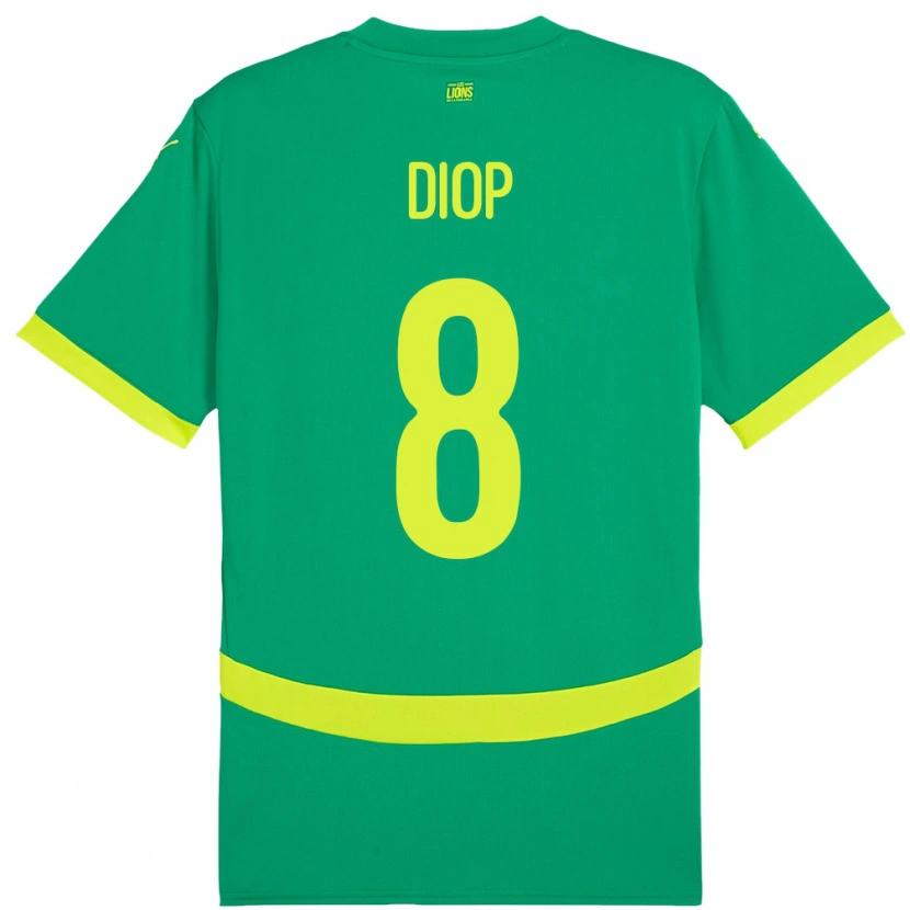 Danxen Kid Senegal Amidou Diop #8 Green Away Jersey 24-26 T-Shirt