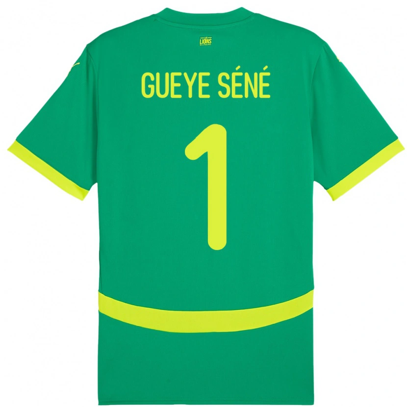 Danxen Kid Senegal Thiaba Gueye Sene #1 Green Away Jersey 24-26 T-Shirt