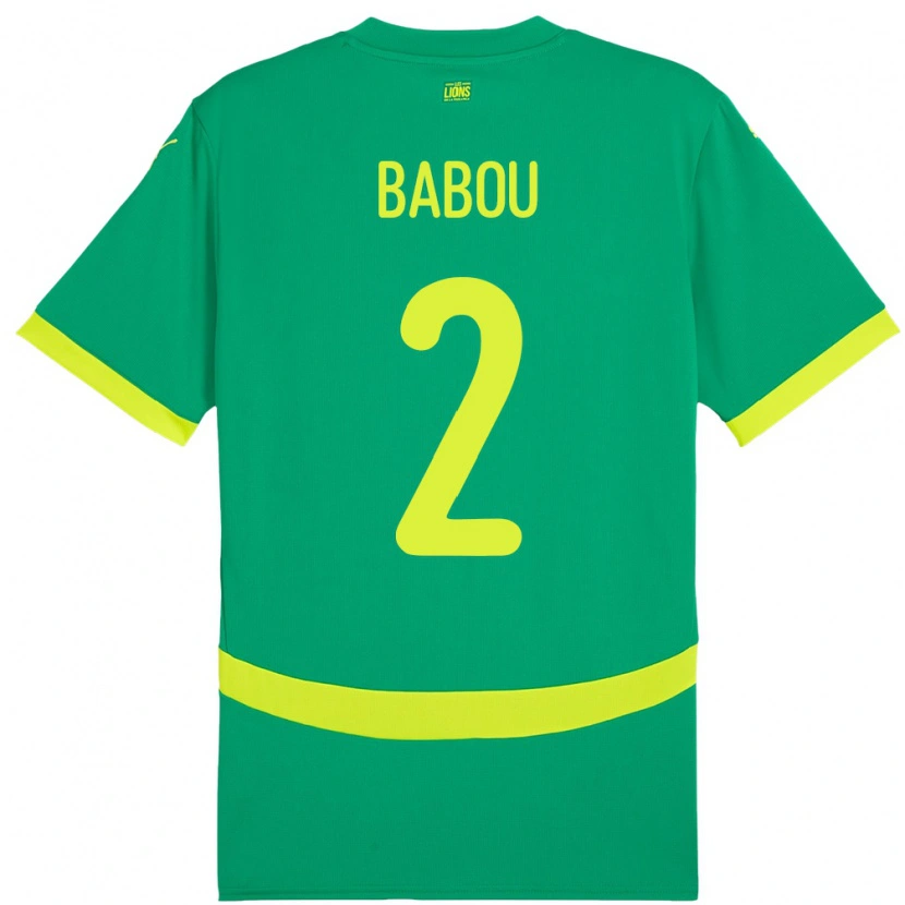 Danxen Kid Senegal Marieme Babou #2 Green Away Jersey 24-26 T-Shirt