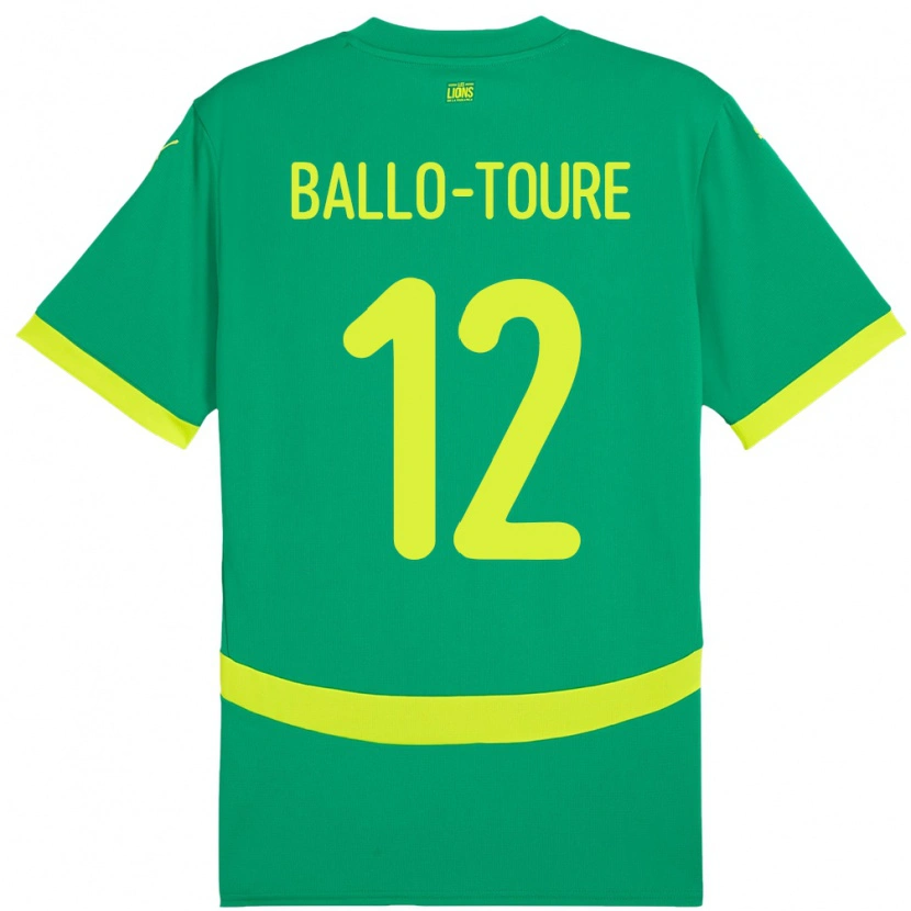 Danxen Kid Senegal Fode Ballo-Toure #12 Green Away Jersey 24-26 T-Shirt