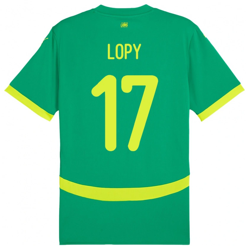 Danxen Kid Senegal Dion Lopy #17 Green Away Jersey 24-26 T-Shirt