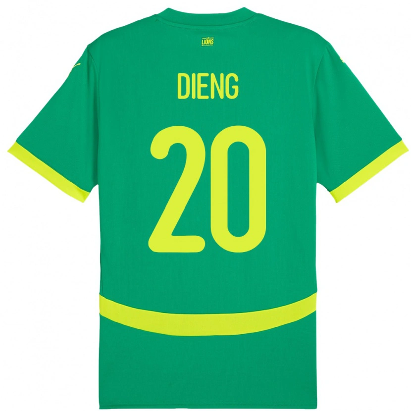 Danxen Kid Senegal Bamba Dieng #20 Green Away Jersey 24-26 T-Shirt