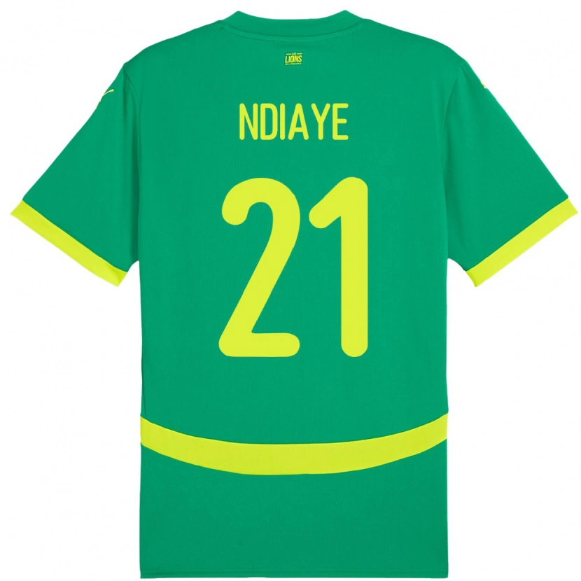 Danxen Kid Senegal Iliman Ndiaye #21 Green Away Jersey 24-26 T-Shirt