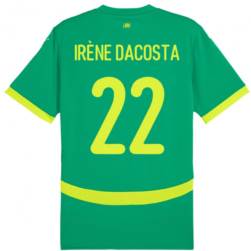 Danxen Kid Senegal Gladys Irene Dacosta #22 Green Away Jersey 24-26 T-Shirt