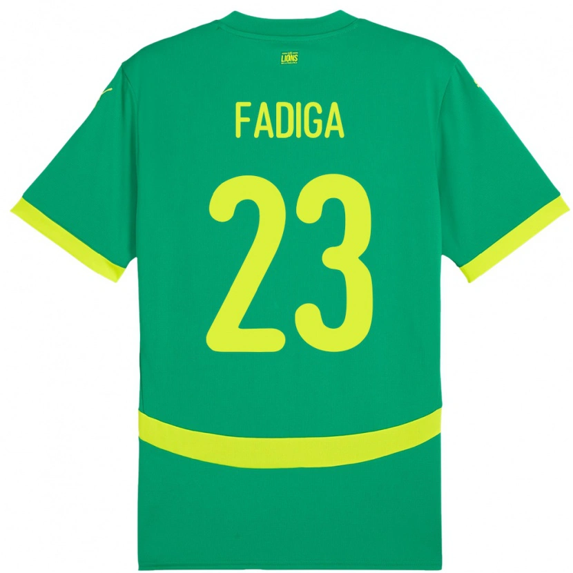 Danxen Kid Senegal Noah Fadiga #23 Green Away Jersey 24-26 T-Shirt