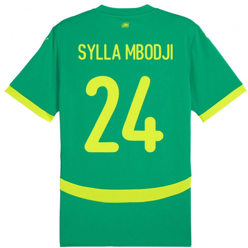 Danxen Kid Senegal Coumba Sylla Mbodji #24 Green Away Jersey 24-26 T-Shirt