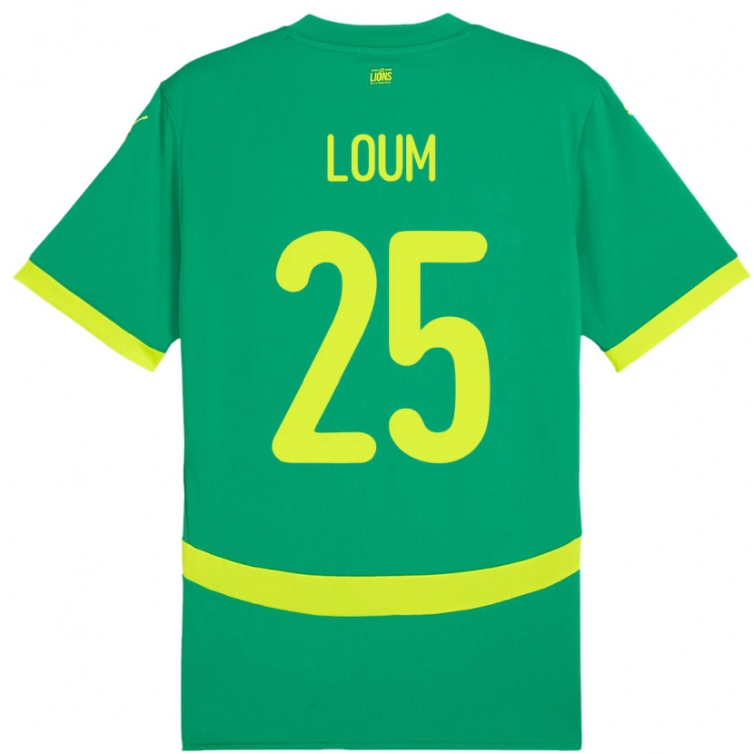 Danxen Kid Senegal Mamadou Loum #25 Green Away Jersey 24-26 T-Shirt