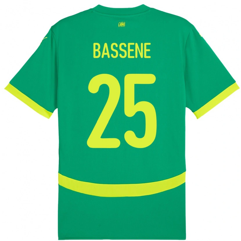 Danxen Kid Senegal Pascaline Bassene #25 Green Away Jersey 24-26 T-Shirt