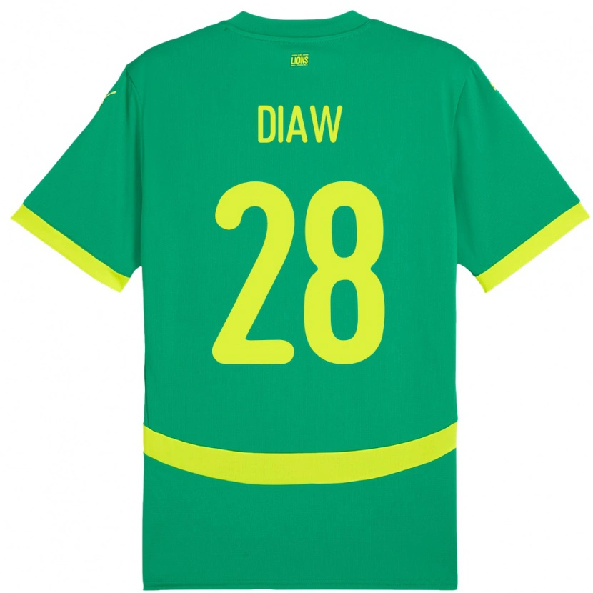 Danxen Kid Senegal Mory Diaw #28 Green Away Jersey 24-26 T-Shirt