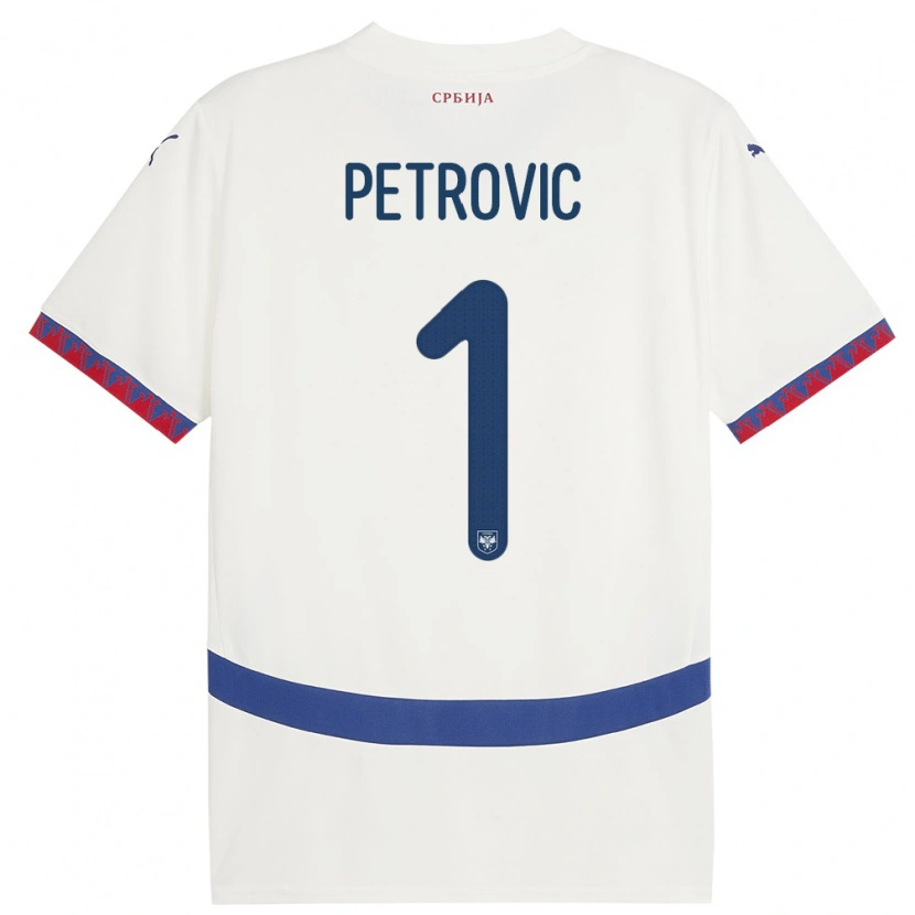 Danxen Kid Serbia Djordje Petrovic #1 White Away Jersey 24-26 T-Shirt