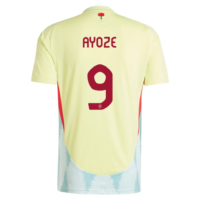 Danxen Kid Spain Ayoze Pérez #9 Yellow Away Jersey 24-26 T-Shirt