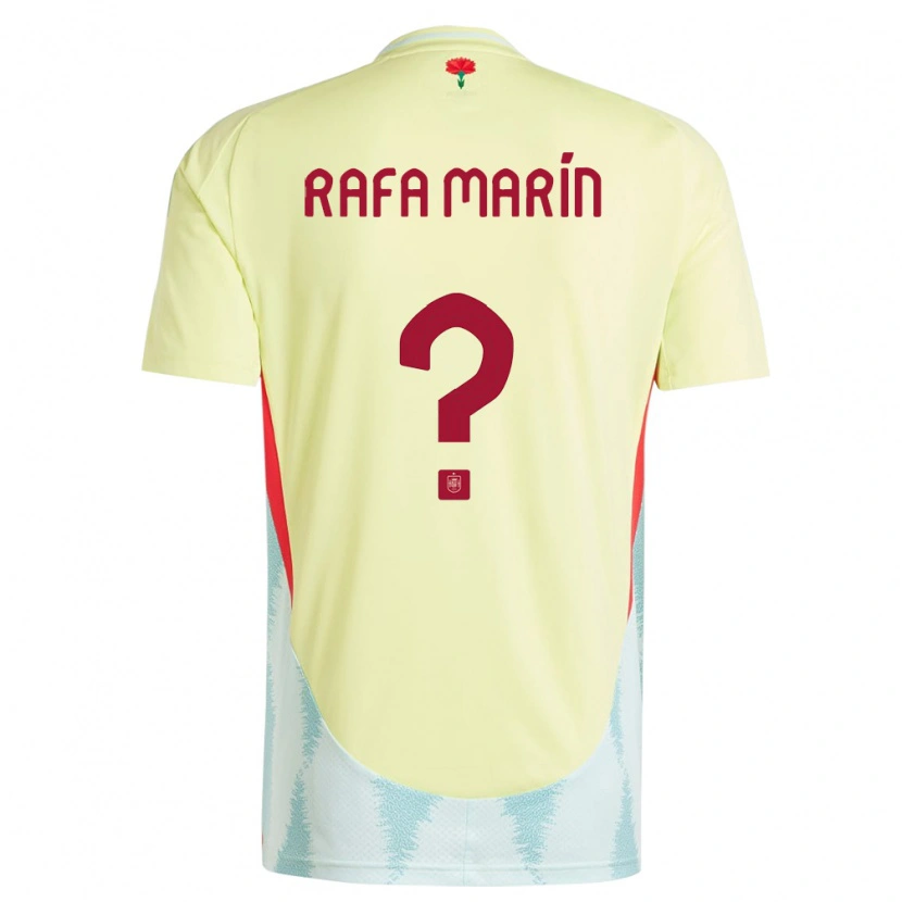 Danxen Kid Spain Rafa Marín #0 Yellow Away Jersey 24-26 T-Shirt