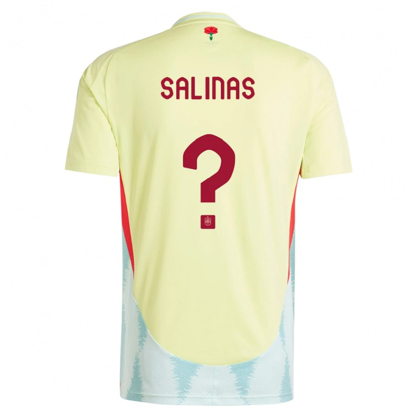 Danxen Kid Spain Jorge Salinas #0 Yellow Away Jersey 24-26 T-Shirt