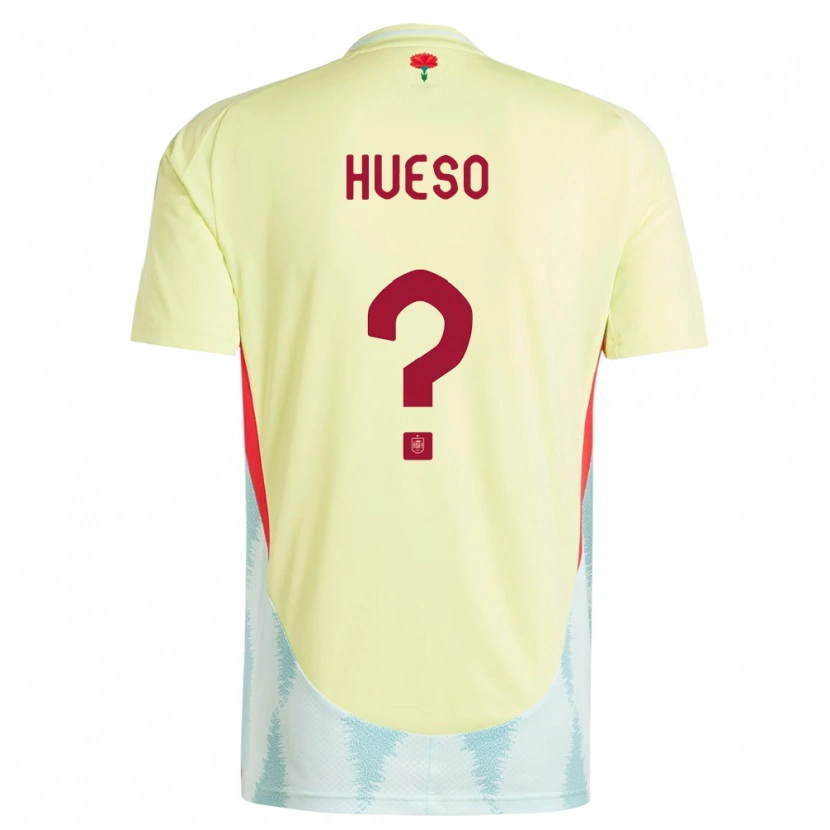 Danxen Kid Spain Romeo Hueso #0 Yellow Away Jersey 24-26 T-Shirt