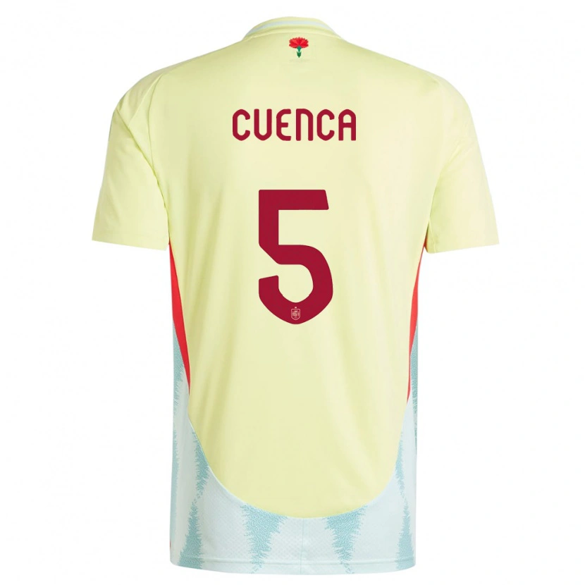 Danxen Kid Spain Andrés Cuenca #5 Yellow Away Jersey 24-26 T-Shirt