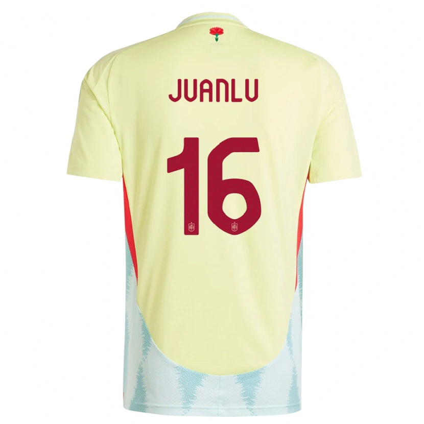 Danxen Kid Spain Juanlu Sánchez #16 Yellow Away Jersey 24-26 T-Shirt