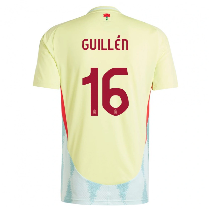 Danxen Kid Spain Nico Guillén #16 Yellow Away Jersey 24-26 T-Shirt