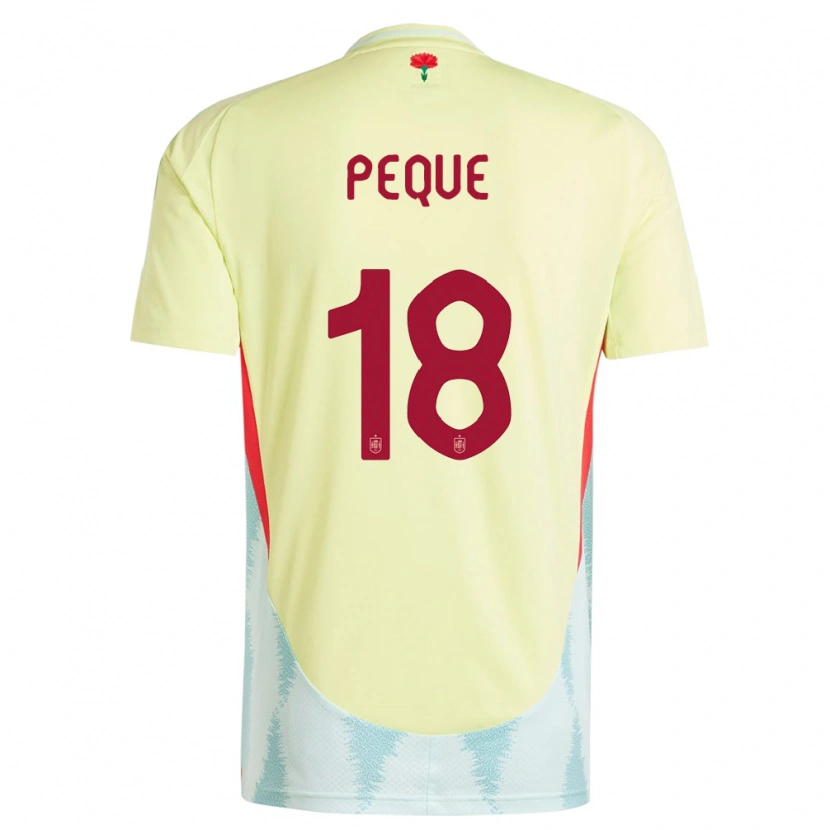 Danxen Kid Spain Peque Fernández #18 Yellow Away Jersey 24-26 T-Shirt