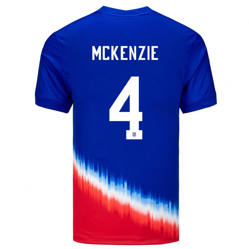 Danxen Kid United States Mark Mckenzie #4 Blue Away Jersey 24-26 T-Shirt