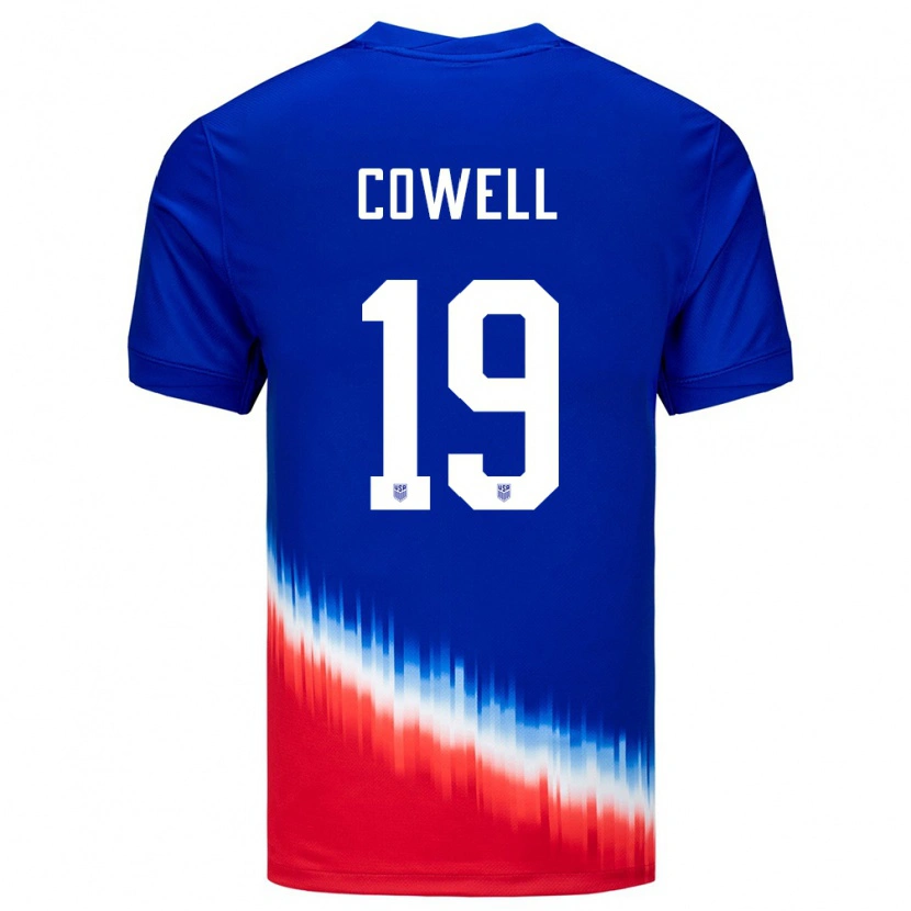 Danxen Kid United States Cade Cowell #19 Blue Away Jersey 24-26 T-Shirt