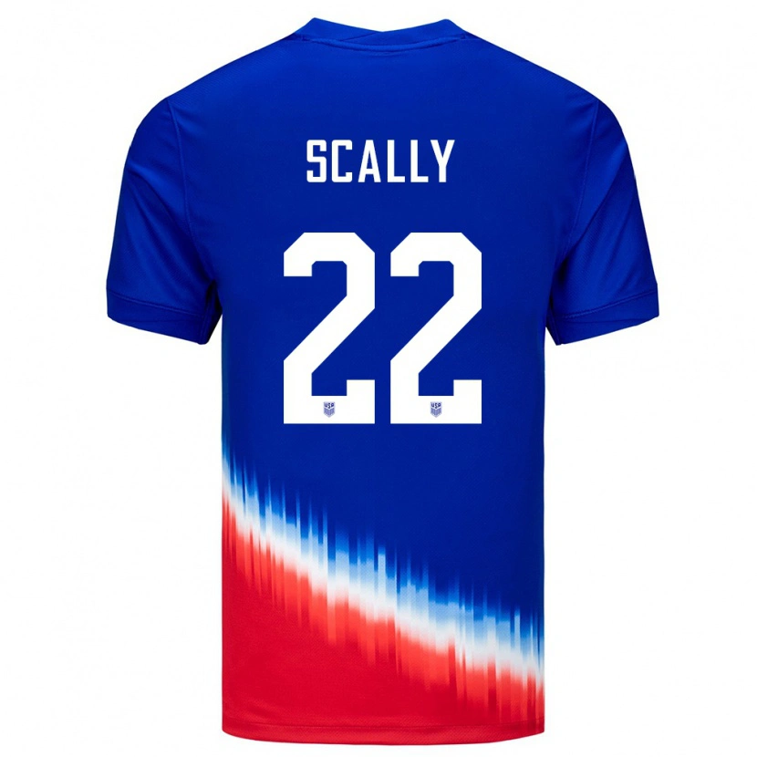 Danxen Kid United States Joe Scally #22 Blue Away Jersey 24-26 T-Shirt