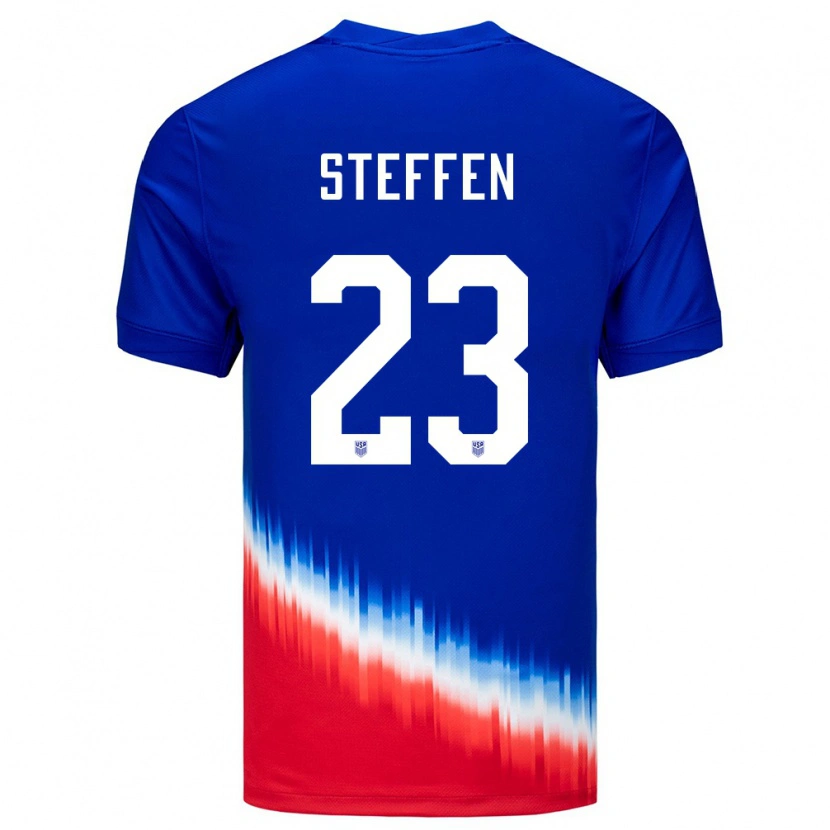 Danxen Kid United States Zack Steffen #23 Blue Away Jersey 24-26 T-Shirt