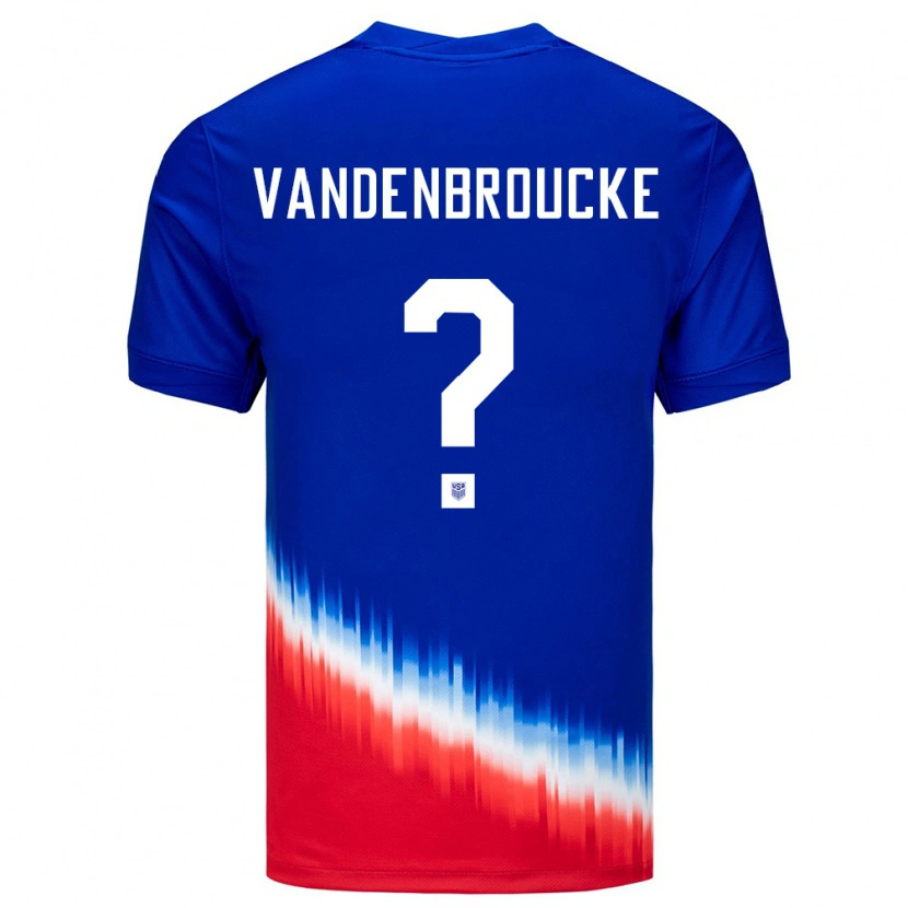 Danxen Kid United States Victor Vandenbroucke #0 Blue Away Jersey 24-26 T-Shirt