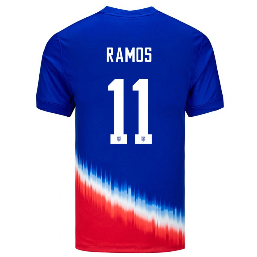 Danxen Kid United States Rubén Ramos #11 Blue Away Jersey 24-26 T-Shirt