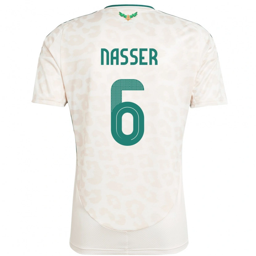 Danxen Kid Saudi Arabia Nasser Al-Dawsari #6 White Away Jersey 24-26 T-Shirt