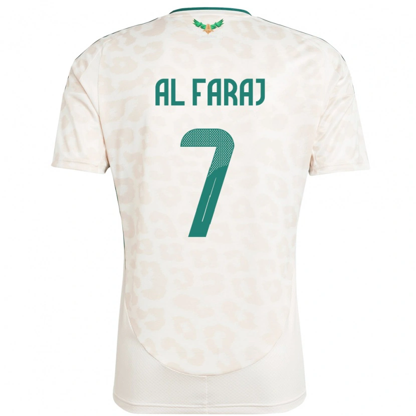 Danxen Kid Saudi Arabia Salman Al-Faraj #7 White Away Jersey 24-26 T-Shirt