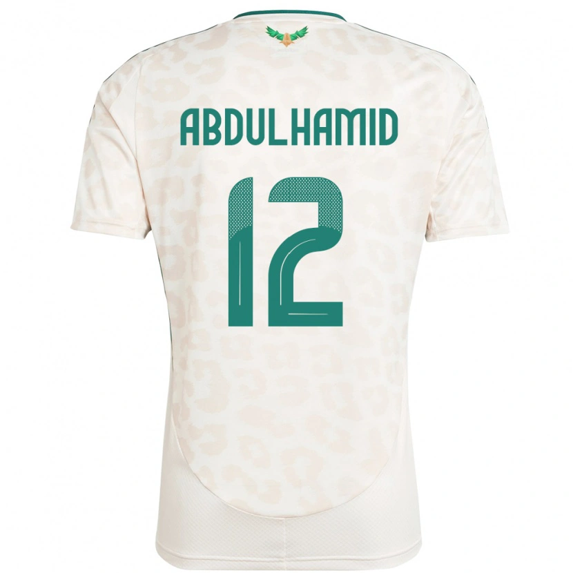 Danxen Kid Saudi Arabia Saud Abdulhamid #12 White Away Jersey 24-26 T-Shirt