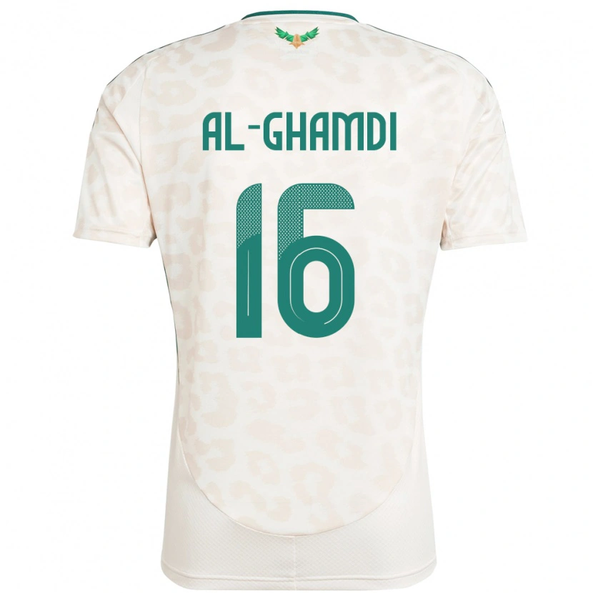 Danxen Kid Saudi Arabia Faisal Al-Ghamdi #16 White Away Jersey 24-26 T-Shirt