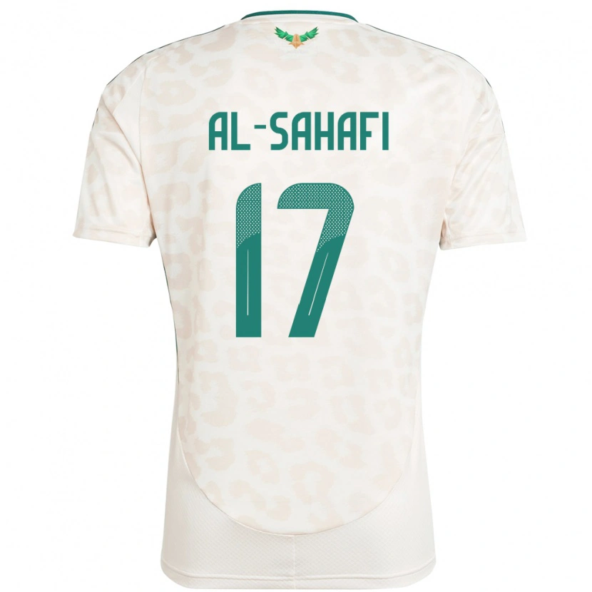 Danxen Kid Saudi Arabia Marwan Al-Sahafi #17 White Away Jersey 24-26 T-Shirt