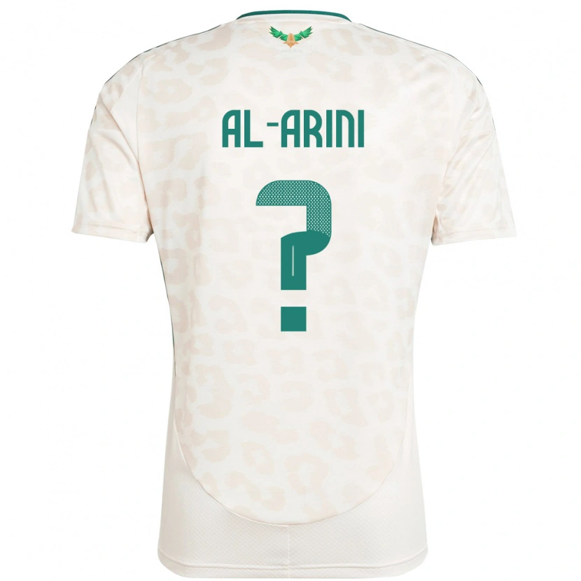 Danxen Kid Saudi Arabia Bassem Al-Arini #0 White Away Jersey 24-26 T-Shirt