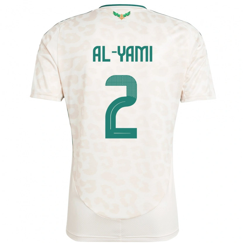 Danxen Kid Saudi Arabia Marwan Al-Yami #2 White Away Jersey 24-26 T-Shirt