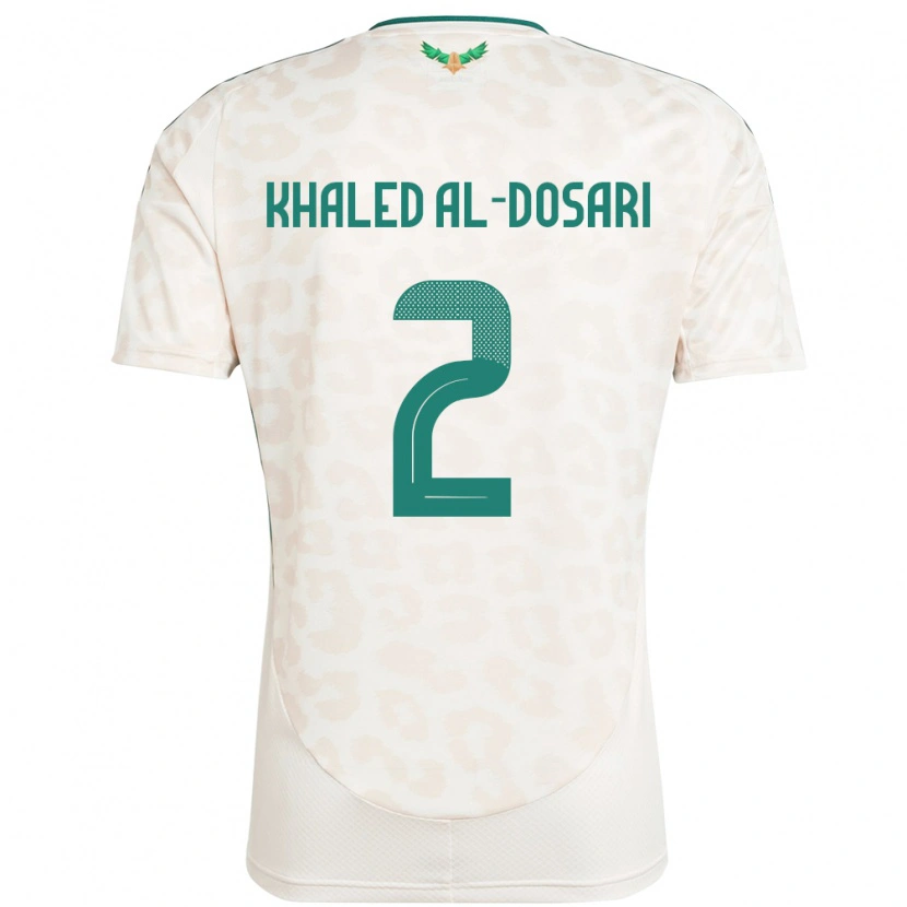 Danxen Kid Saudi Arabia Yazeed Khaled Al-Dosari #2 White Away Jersey 24-26 T-Shirt