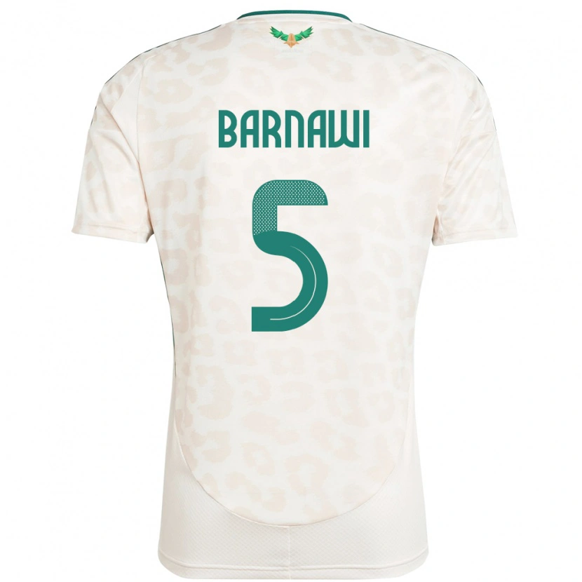 Danxen Kid Saudi Arabia Mohammed Barnawi #5 White Away Jersey 24-26 T-Shirt