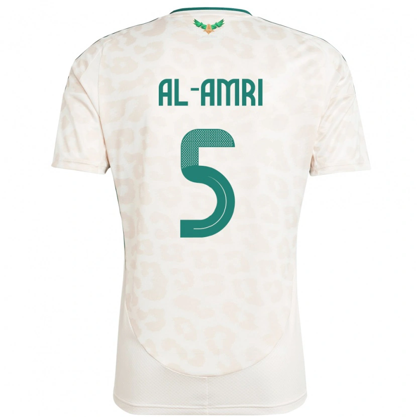 Danxen Kid Saudi Arabia Husam Al-Amri #5 White Away Jersey 24-26 T-Shirt