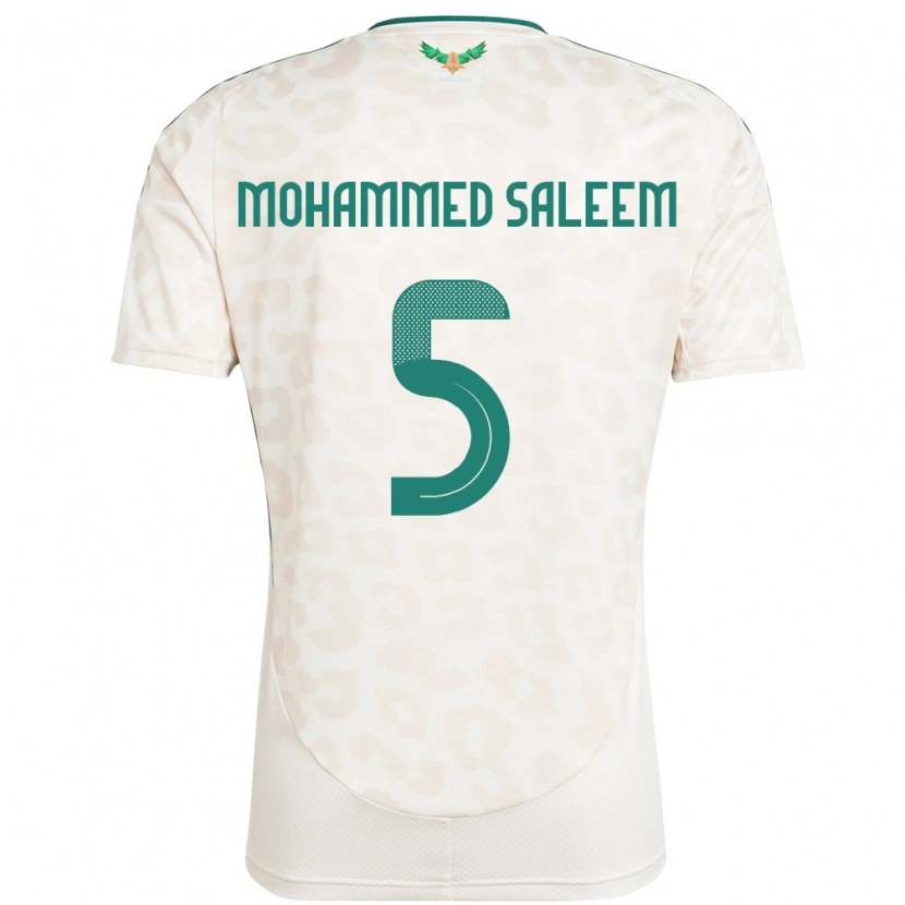 Danxen Kid Saudi Arabia Moayad Mohammed Saleem #5 White Away Jersey 24-26 T-Shirt