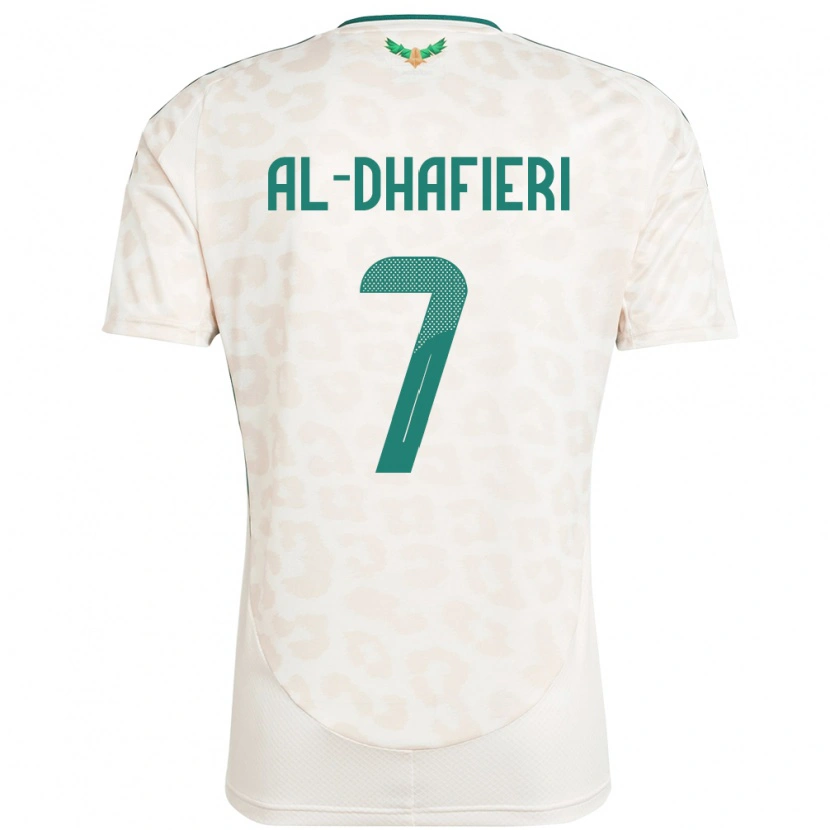 Danxen Kid Saudi Arabia Jathob Al-Dhafieri #7 White Away Jersey 24-26 T-Shirt