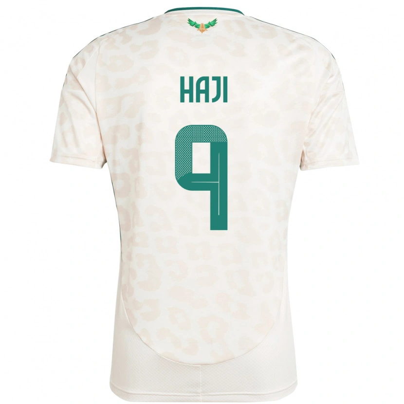 Danxen Kid Saudi Arabia Talal Haji #9 White Away Jersey 24-26 T-Shirt