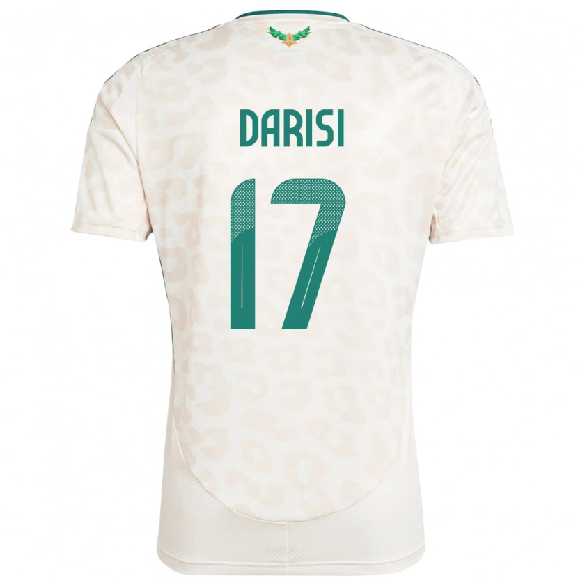 Danxen Kid Saudi Arabia Abdulkarim Darisi #17 White Away Jersey 24-26 T-Shirt